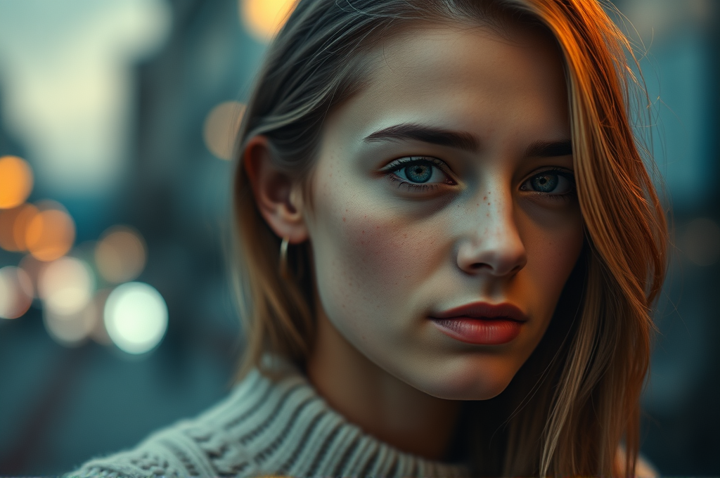Cinematic Anamorphic Portrait Flux Prompt for Film-Look Photos