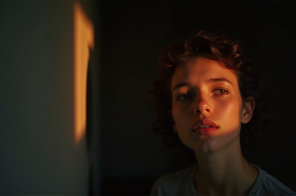 Cinematic Portrait Prompt: Dramatic Chiaroscuro Lighting