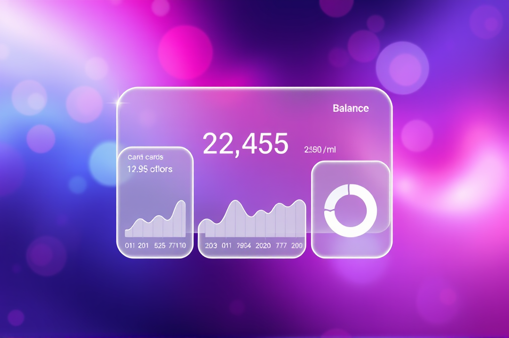 Glassmorphism UI Design Prompt for Flux - Frosted Glass App Kit