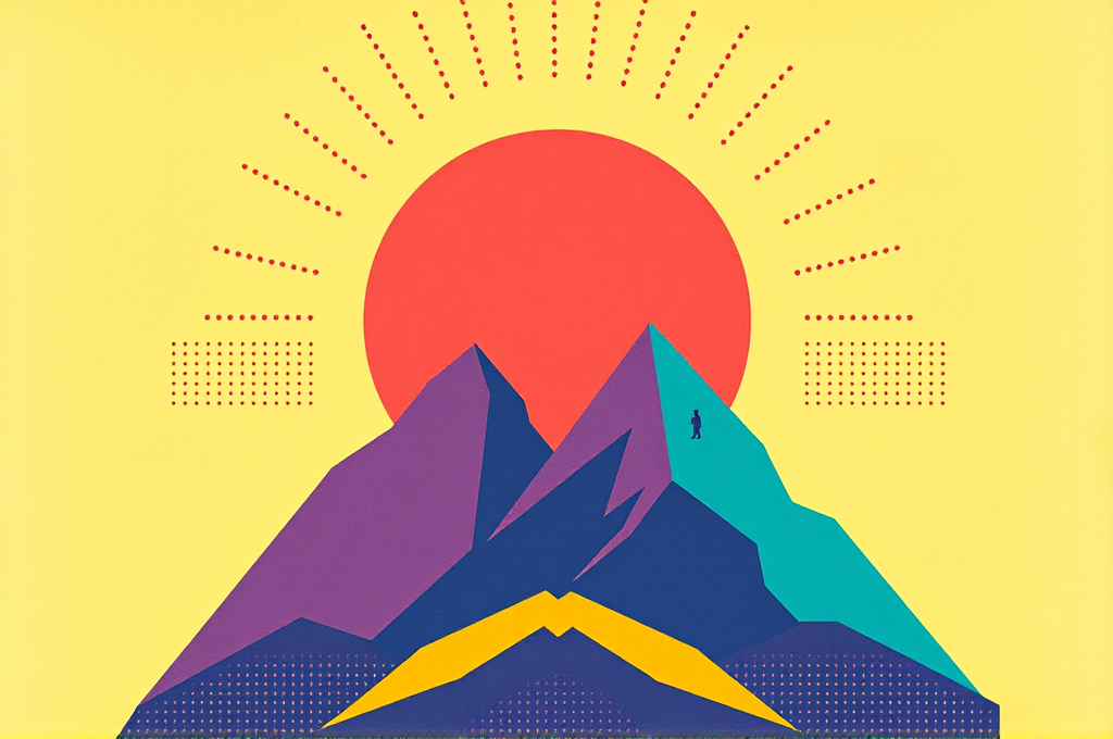 Risograph Retro Poster Design Prompt for Firefly