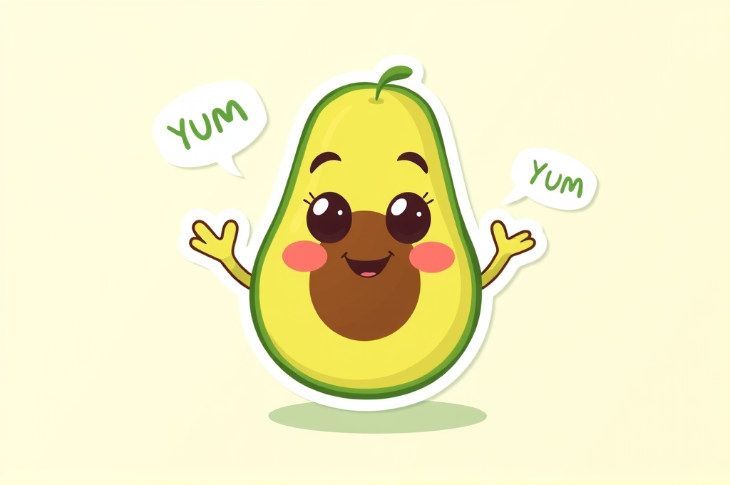 Cute Anthropomorphic Food Mascot Art Prompt for Ideogram
