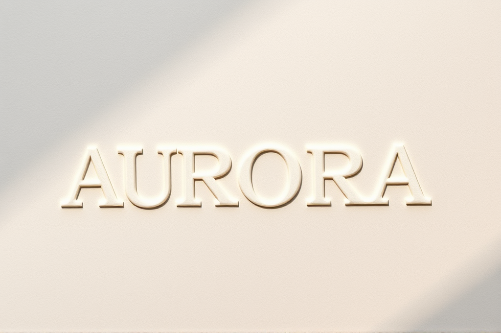 Embossed Paper Craft Typography Design Prompt for SD