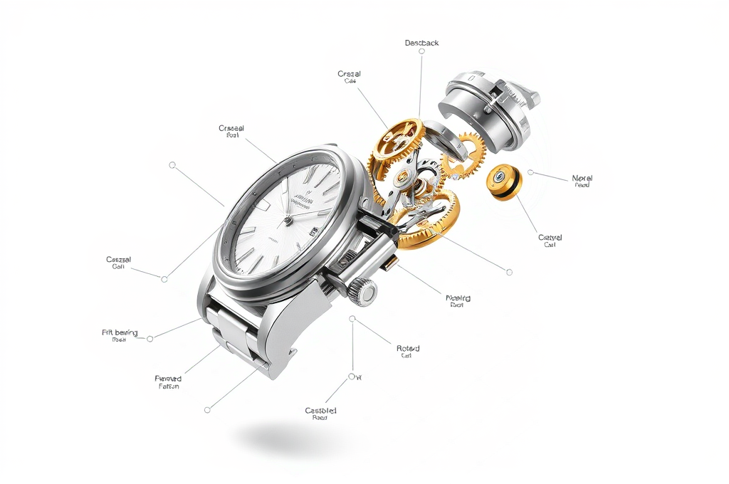 Exploded View Technical Product Diagram Prompt for DALL-E