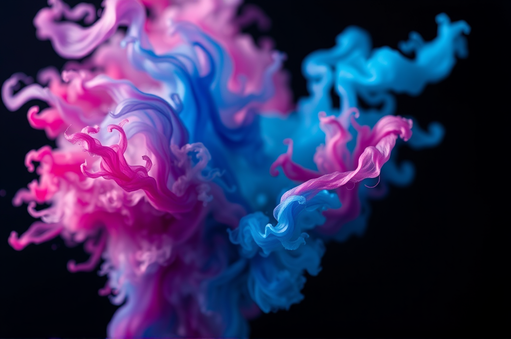Ink Bloom in Water Slow-Motion Macro Video for DALL-E