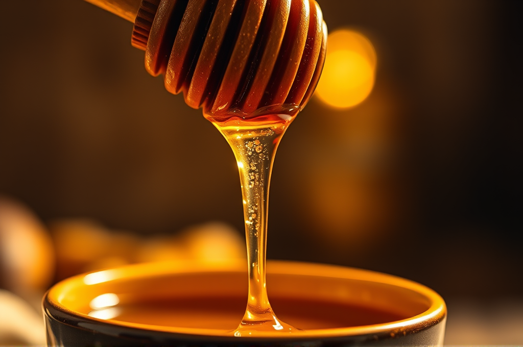 Honey Drip Macro Slow-Motion Video Prompt for Flux